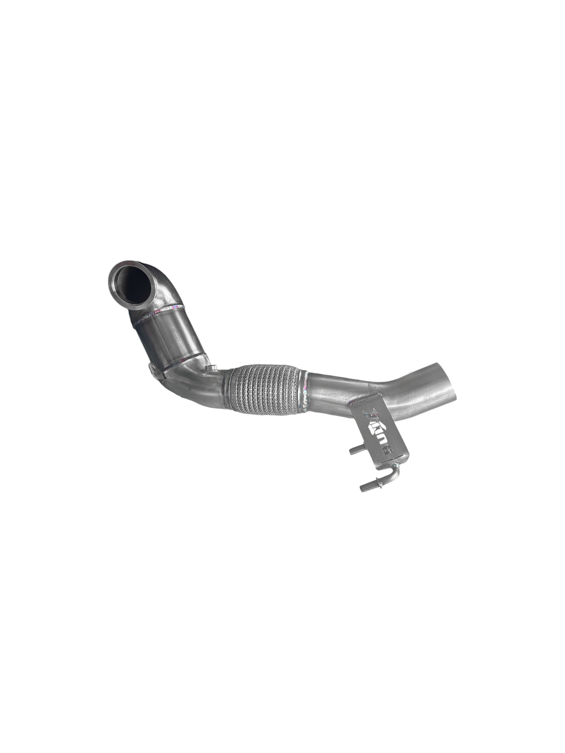 HGDPBX002EGO-Downpipe-neuer-Halter-png Bull-X Downpipe VAG 1.8-2.0 TFSI EA888 Gen.3 (z.B. Golf 7 GTI + R) (mit ECE*)