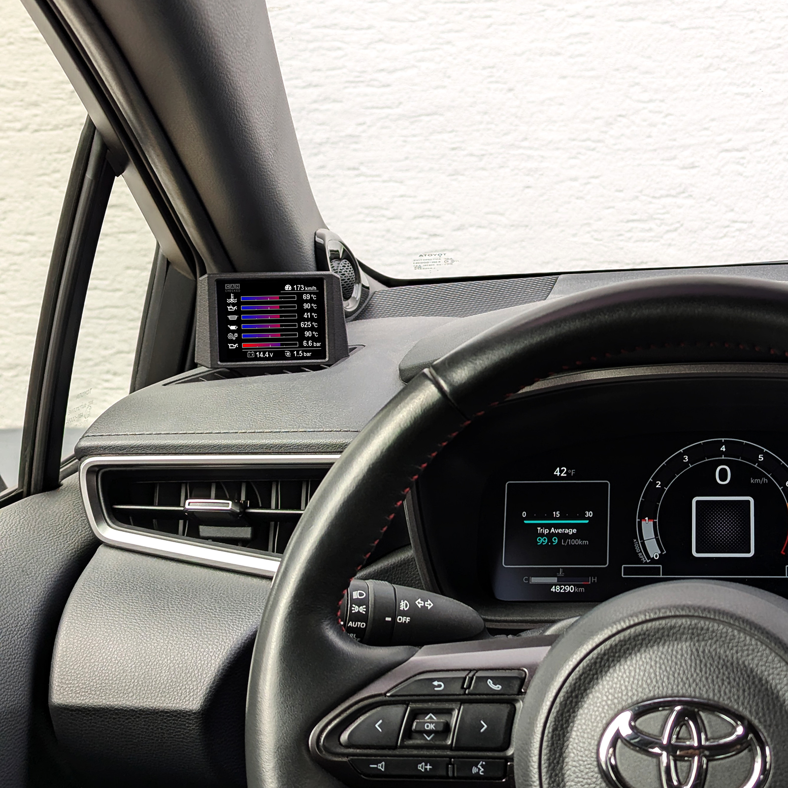 Can Checked Display MFD28 Gen2 for Toyota Corolla E210 LHD