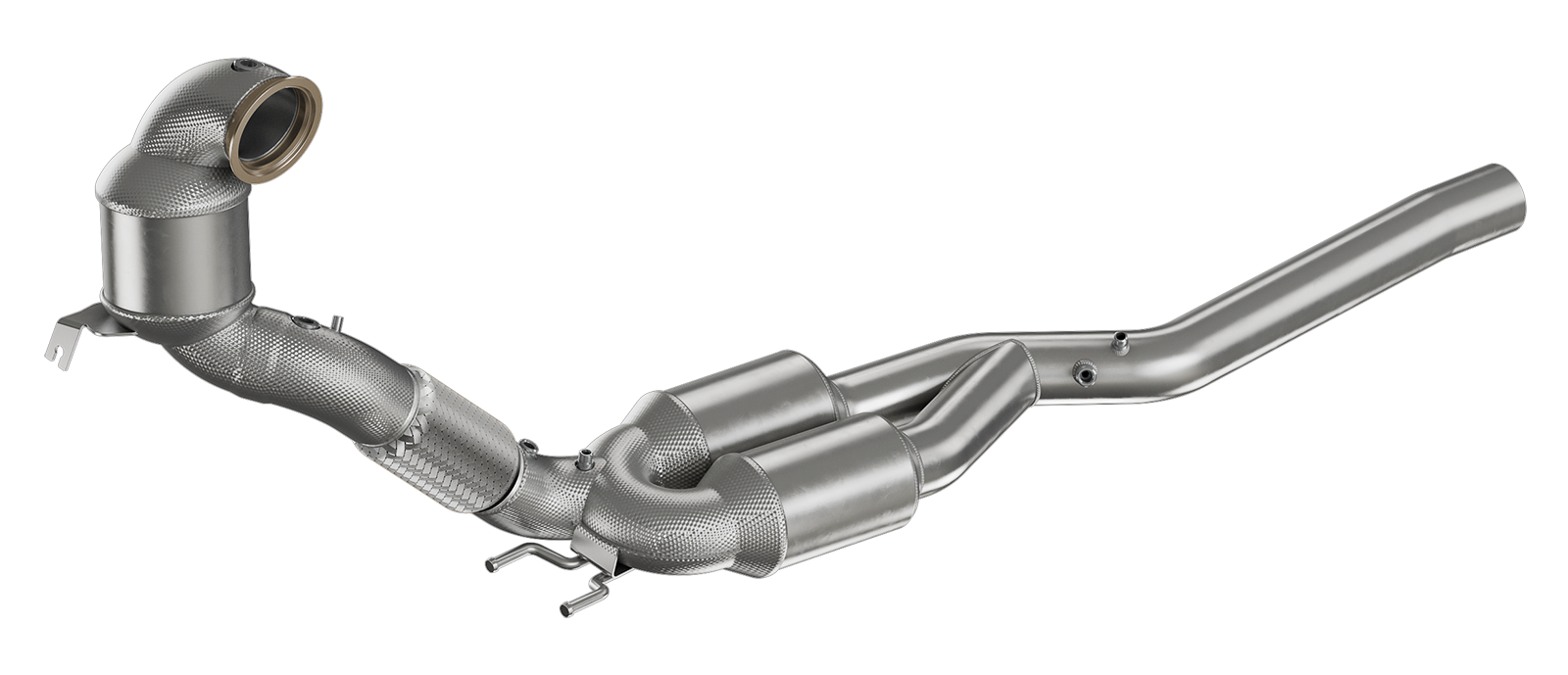 HJS ECE Downpipe VAG 2.0 T(F)SI EA888 Gen.4 AWD OPF (z.B. Golf 8 R) 90821185