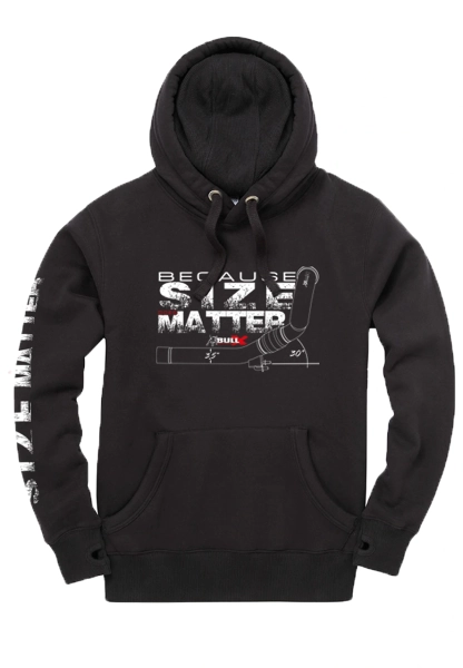 Bull X Hooded sweater "Size does matter"