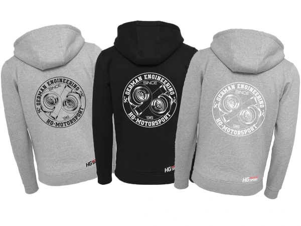 Zip-Hooded-Sweater "Double Charged Since 96"