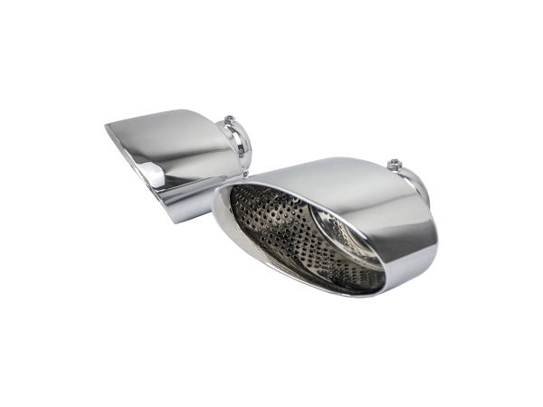 Bull-X tailpipe set: Type 22 stainless steel oval 170x110