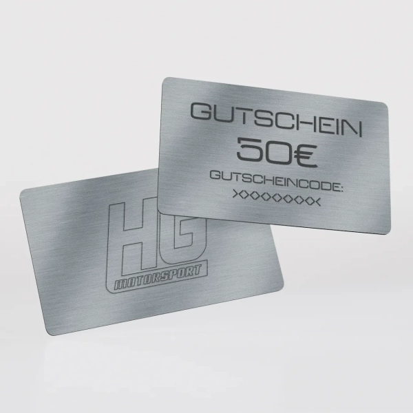 HG-Motorsport Geschenk Gutschein 50€