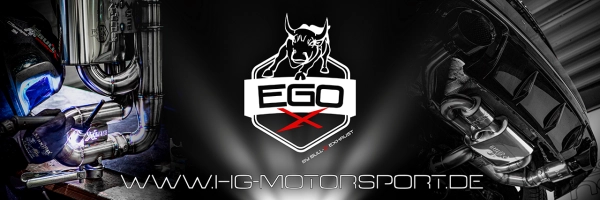 HG-Motorsport Banner "EGO-X" 240x80cm