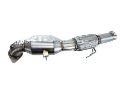 HJS Exhaust Downpipe 70mm Euro 4 hot Ford Focus MkII RS 2.5 305PS