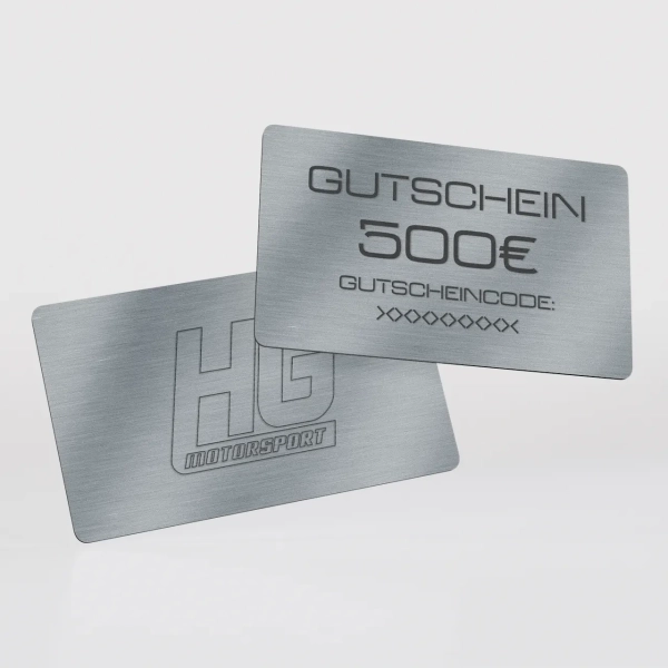 HG-Motorsport Geschenk Gutschein 500€