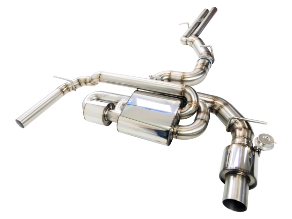EGO-X catback exhaust system 3,5" Audi RS3 8V quattro 400HP (with ECE*)