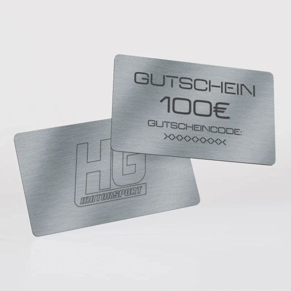 HG-Motorsport Geschenk Gutschein 100€