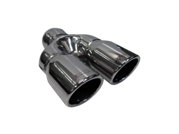 Bull-X tailpipe Y-Style: Type 15 offset edge raised