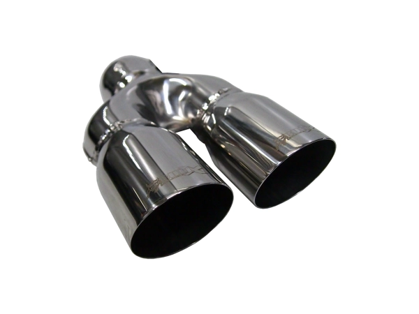 Bull-X tailpipe Y-Style: Type 13 offset sharp