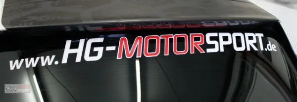 HG Motorsport sticker plotted 928x75mm