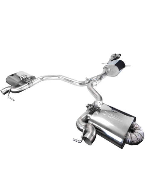 EGO-X/ Bull-X Valved catback exhaust system 3" Audi A4/A5 incl. S4/S5 B8 1.8-3.0 TFSI (with ECE*)