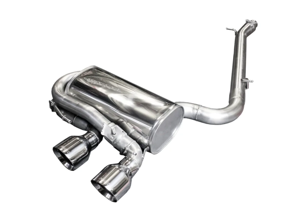 Bull-X ECE catback exhaust system 3" with valve control VW Golf Mk6 R 271HP (wo. silencer)