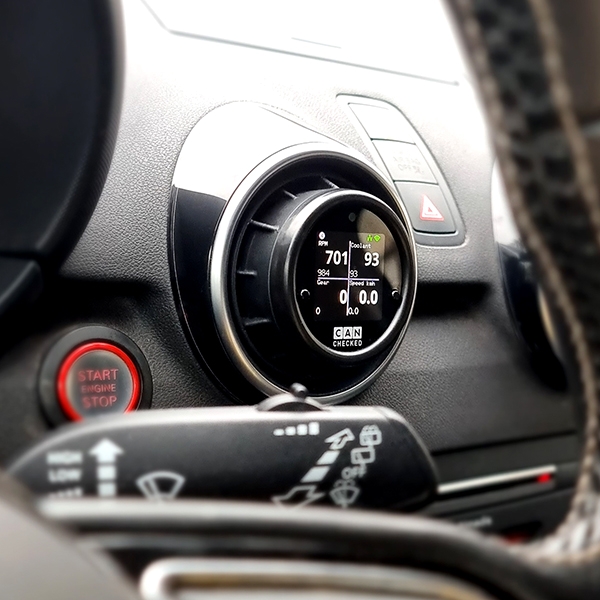 Audi A1/S1 8X LHD/RHD 52mm bezel for MFD15