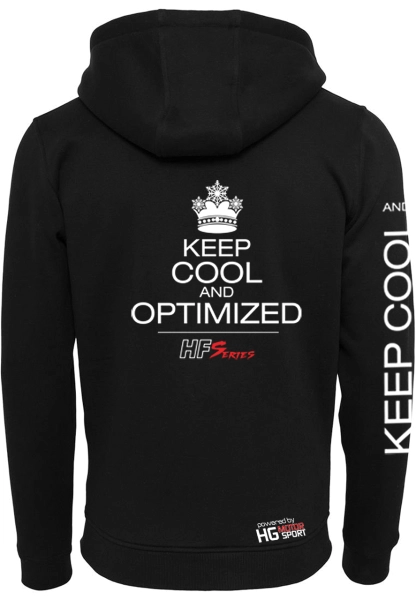 HF-Series Zip hooded sweater "Keep cool and optimized"