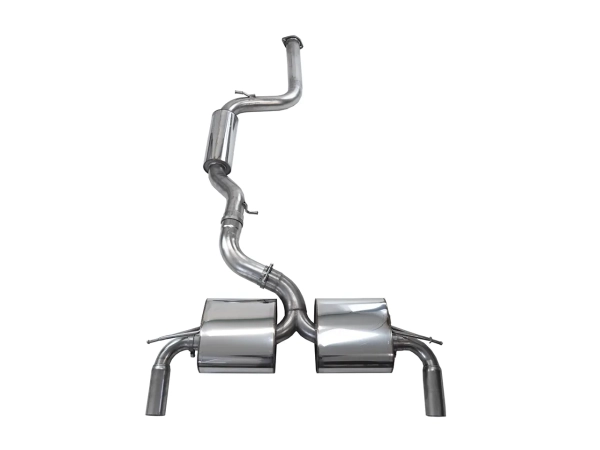 Bull-X ECE catback exhaust system 3" Y-Style Volvo C30 T5 FWD 220/230HP