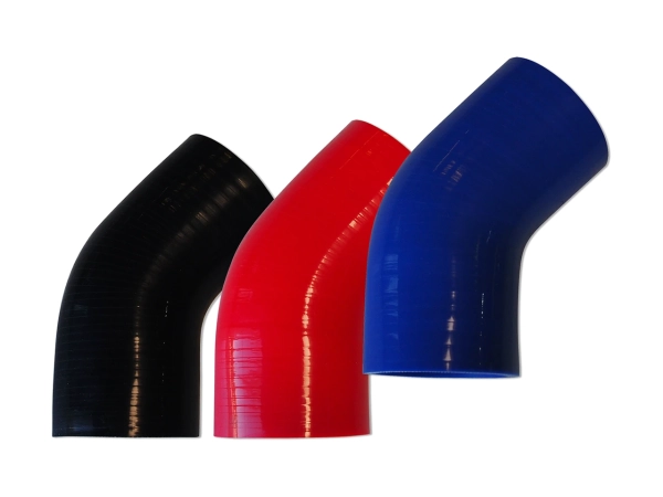 Silicone bow 45° (54mm - 102mm inner diamter)