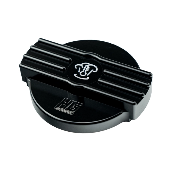 Cooling water cap cover black HG-Motorsport logo PQ35/ MQB (e.g. Golf Mk5/6/7)