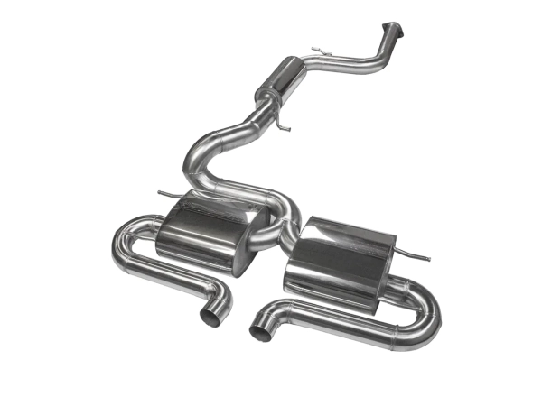 Bull-X ECE catback exhaust system 3" Y-Style Ford Focus ST Mk.3 250HP