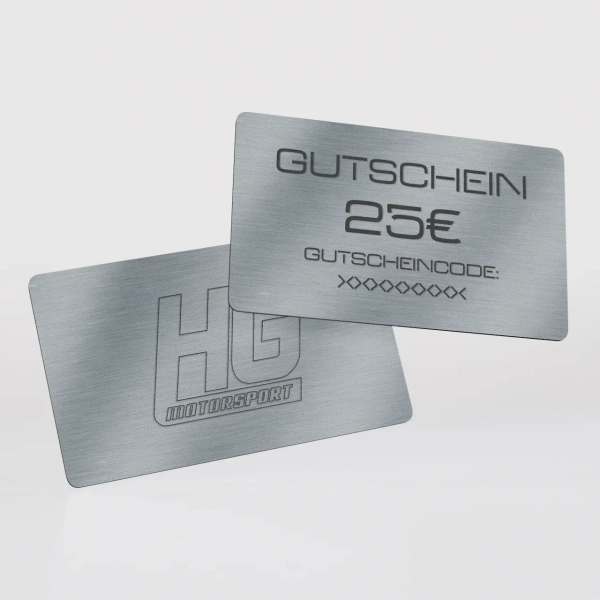 HG-Motorsport Geschenk Gutschein 25€